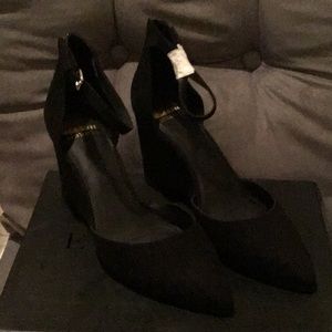 Eloquii Black Wedge Sandal